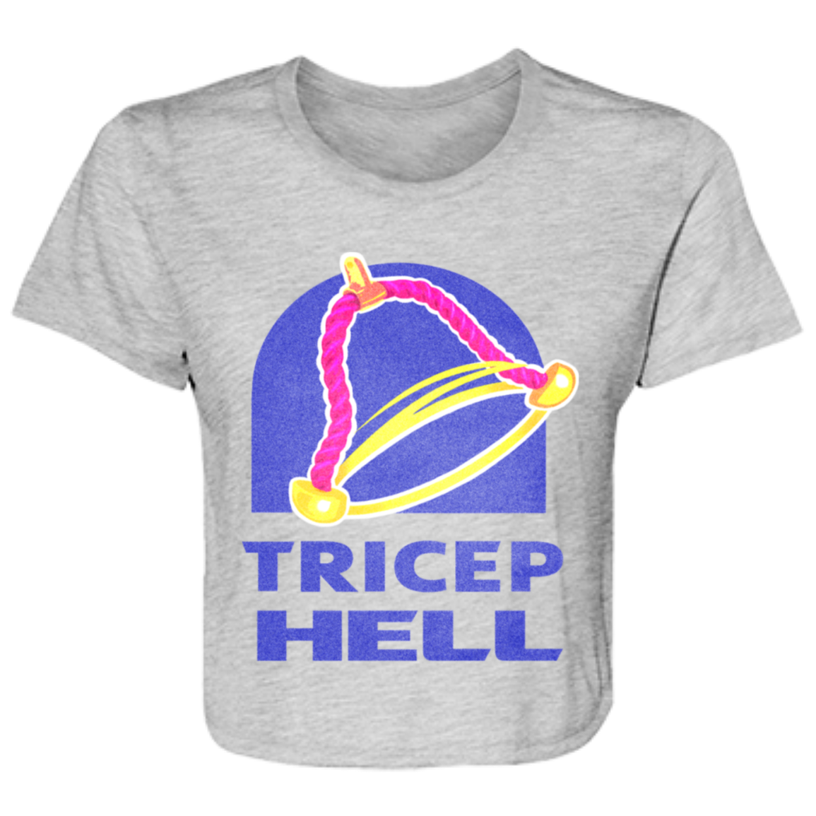 TRICEP HELL Womens' Crop Top