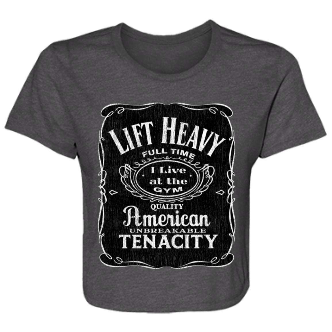 LIFT HEAVY Womens' Crop Top