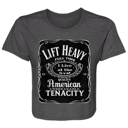 LIFT HEAVY Womens' Crop Top