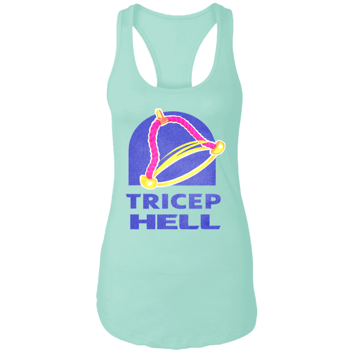 TRICEP HELL Womens' Racerback Tank