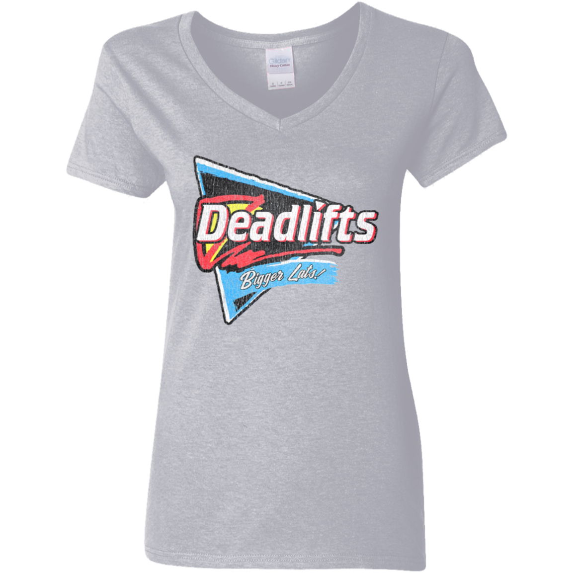 DEADLIFTS: BIGGER LATS! Womens' Fitted T-Shirt