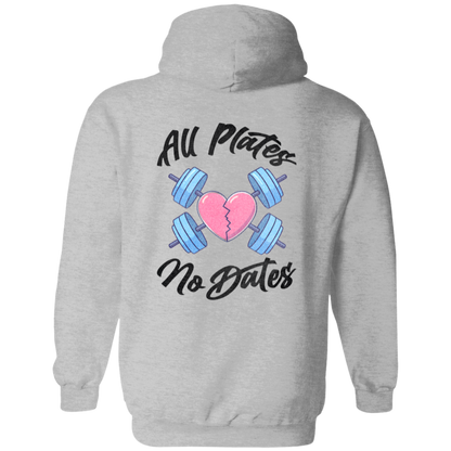 ALL PLATES NO DATES 2-Sided Zip-Up Hoodie