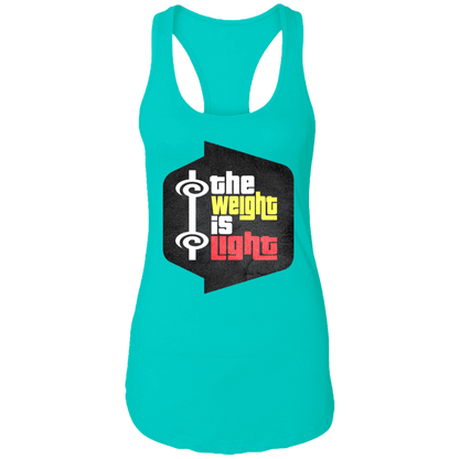 THE WEIGHT IS LIGHT Womens' Racerback Tank