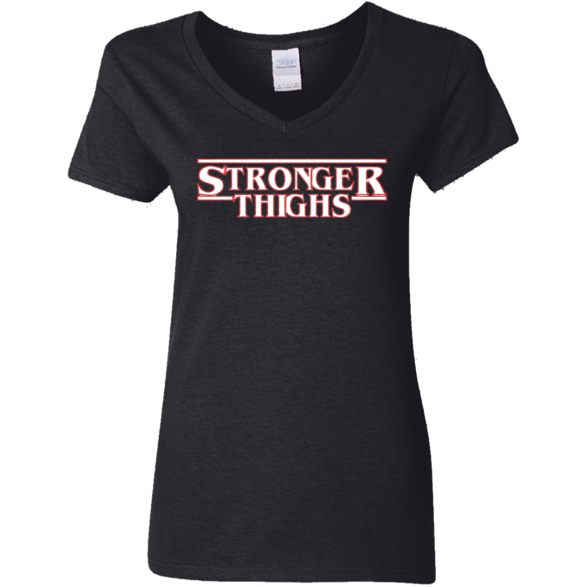 STRONGER THIGHS Womens' Fitted T-Shirt