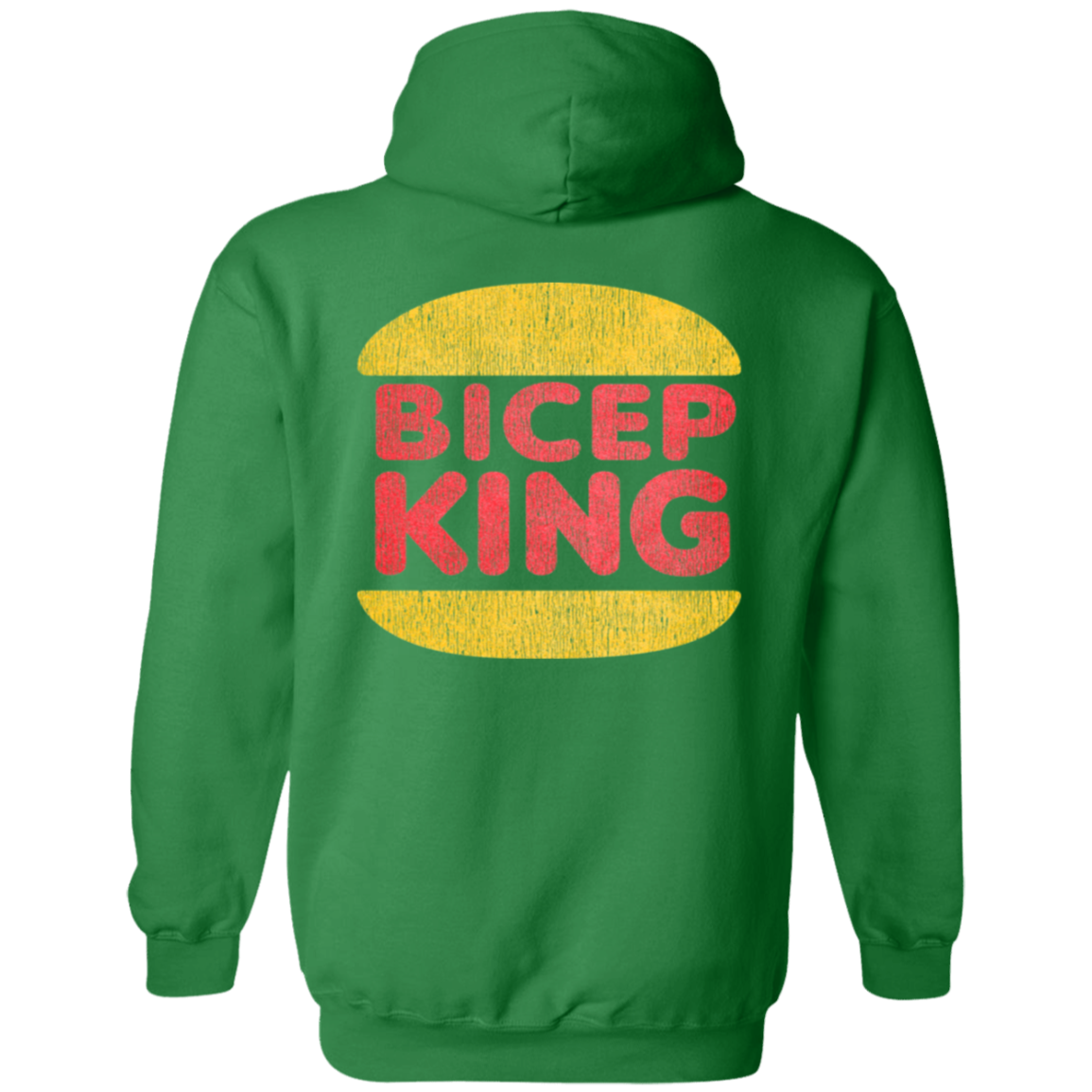 BICEP KING 2-Sided Zip-Up Hoodie