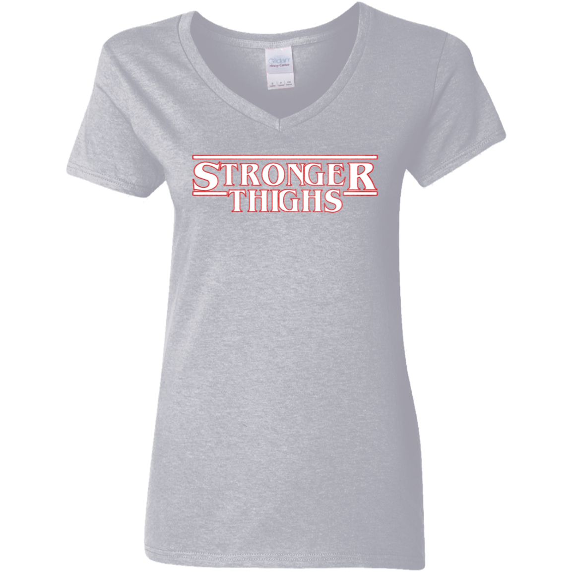 STRONGER THIGHS Womens' Fitted T-Shirt